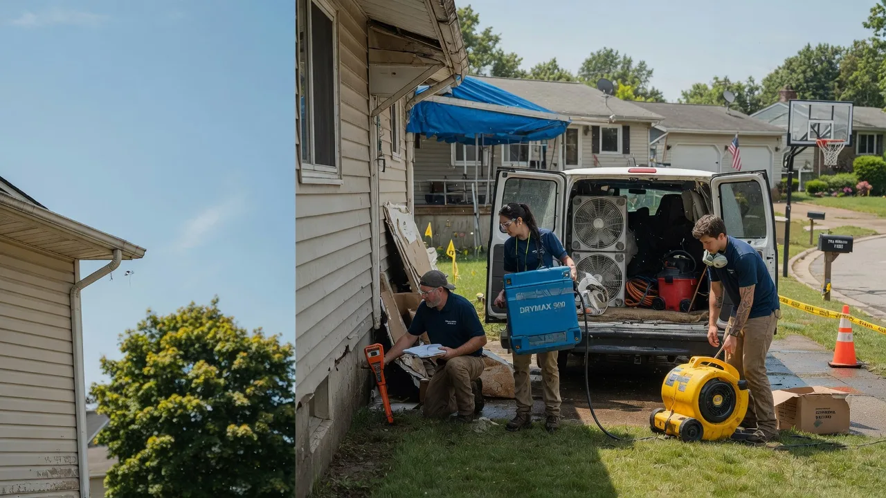 Ceiling Leak Cleanup in Reynoldsburg, OH near me
