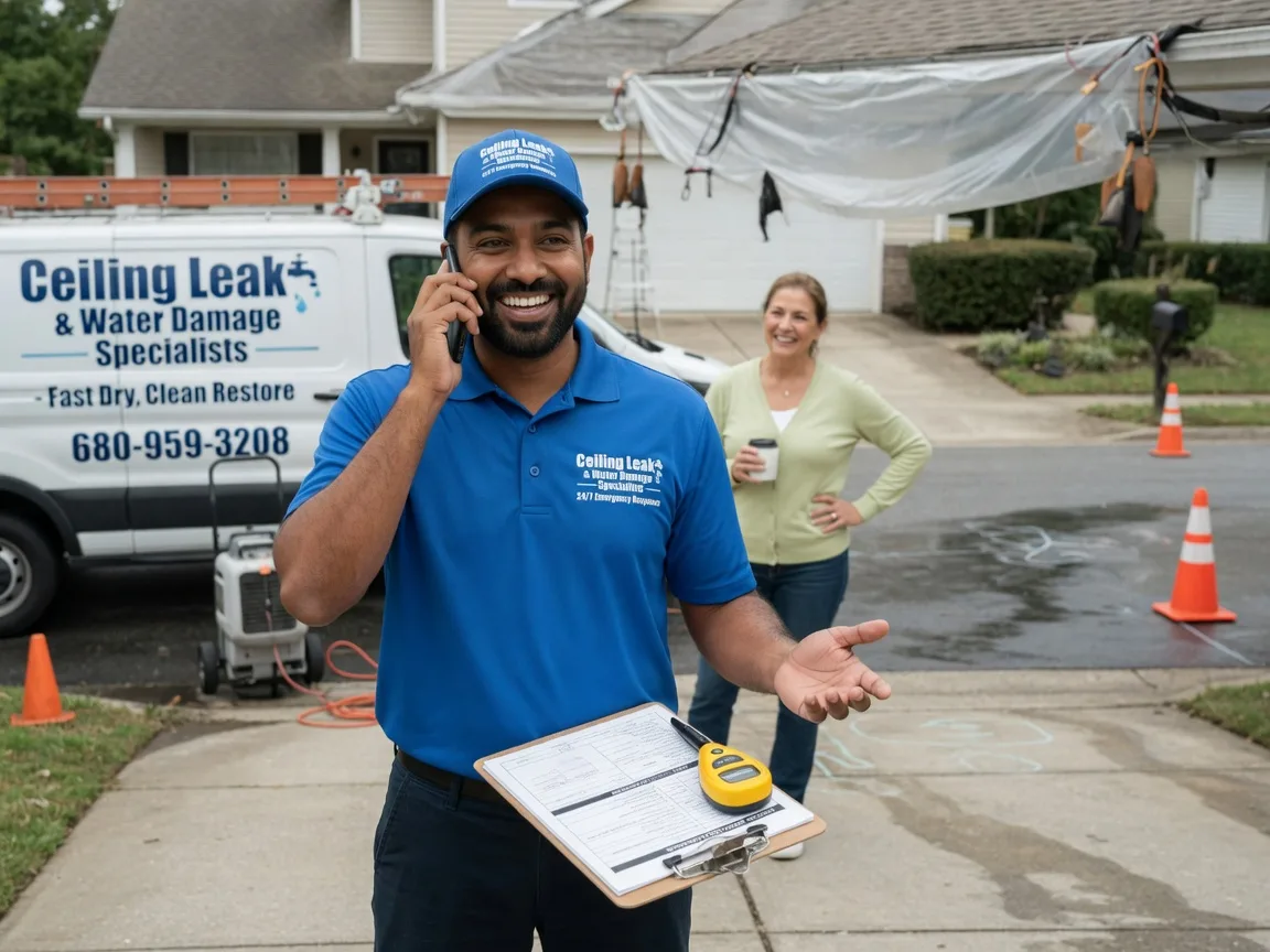 Ceiling Leak Cleanup Reynoldsburg, OH FAQs